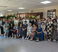 Тёплая встреча ветеранов здравоохранения.