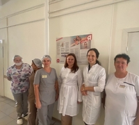 вице - президент СРООМС Синицына Елена Михайловна в рамках программы наставничества СРООМС посетила ГБУЗ «Самарскую городскую больницу №10»